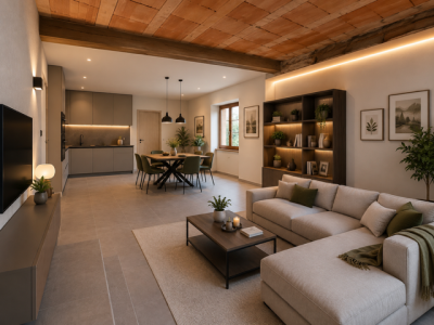 CUASSO AL MONTE, QUADRILOCALE DA RISTRUTTURARE CON CANTINA