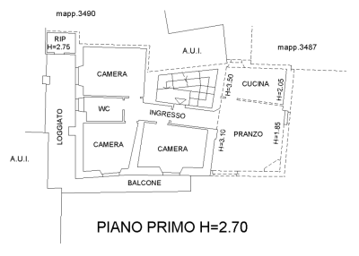 CUASSO AL MONTE, CAVAGNANO, TERRATETTO CON ACCESSORI