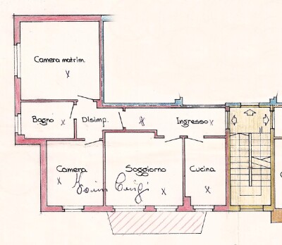 BISUSCHIO, TRILOCALE CON BOX